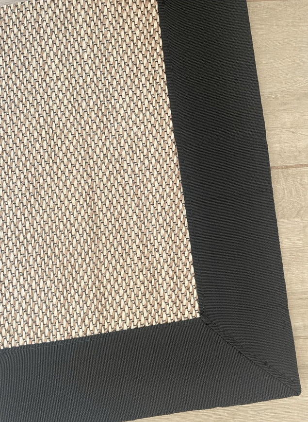 Alfombra Vinìlica Lavable Palma Borde Negro 200x300-2