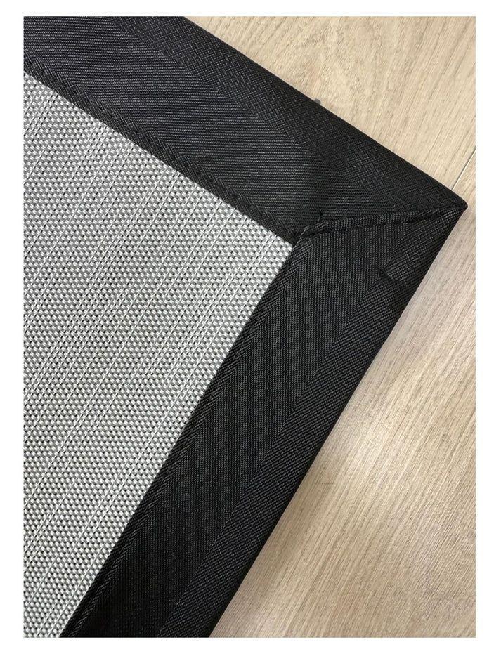 Alfombra Vinìlica Lavable Oslo borde negro 200x300-2
