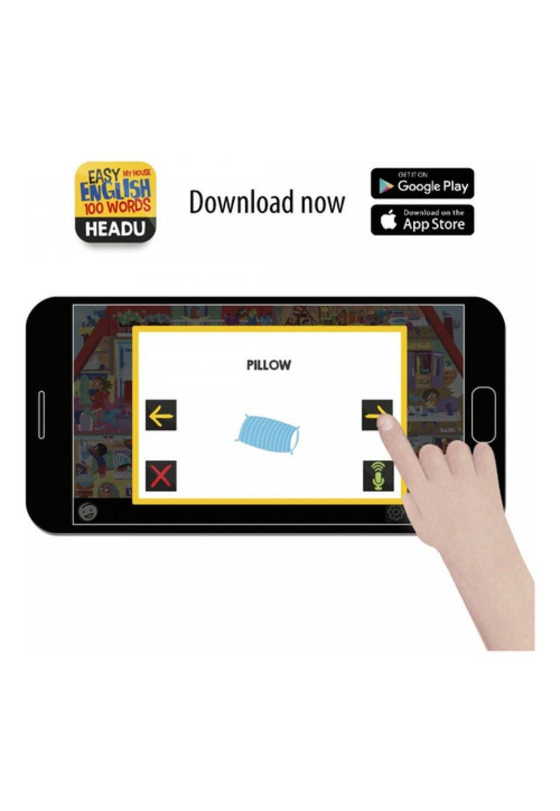 Headu Puzzle 108 Piezas Easy English 100 Palabras Mi Casa-3