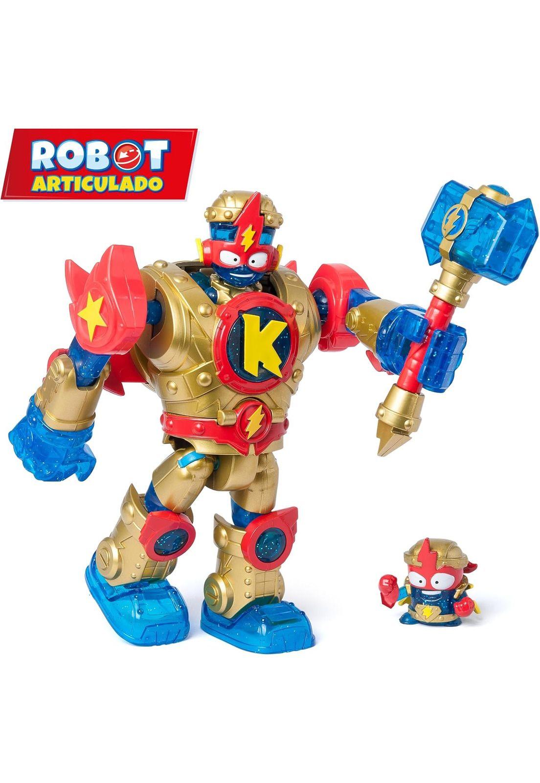 Superzings Superbot Golden Armor Kazoom Kid Robot Articulado-2