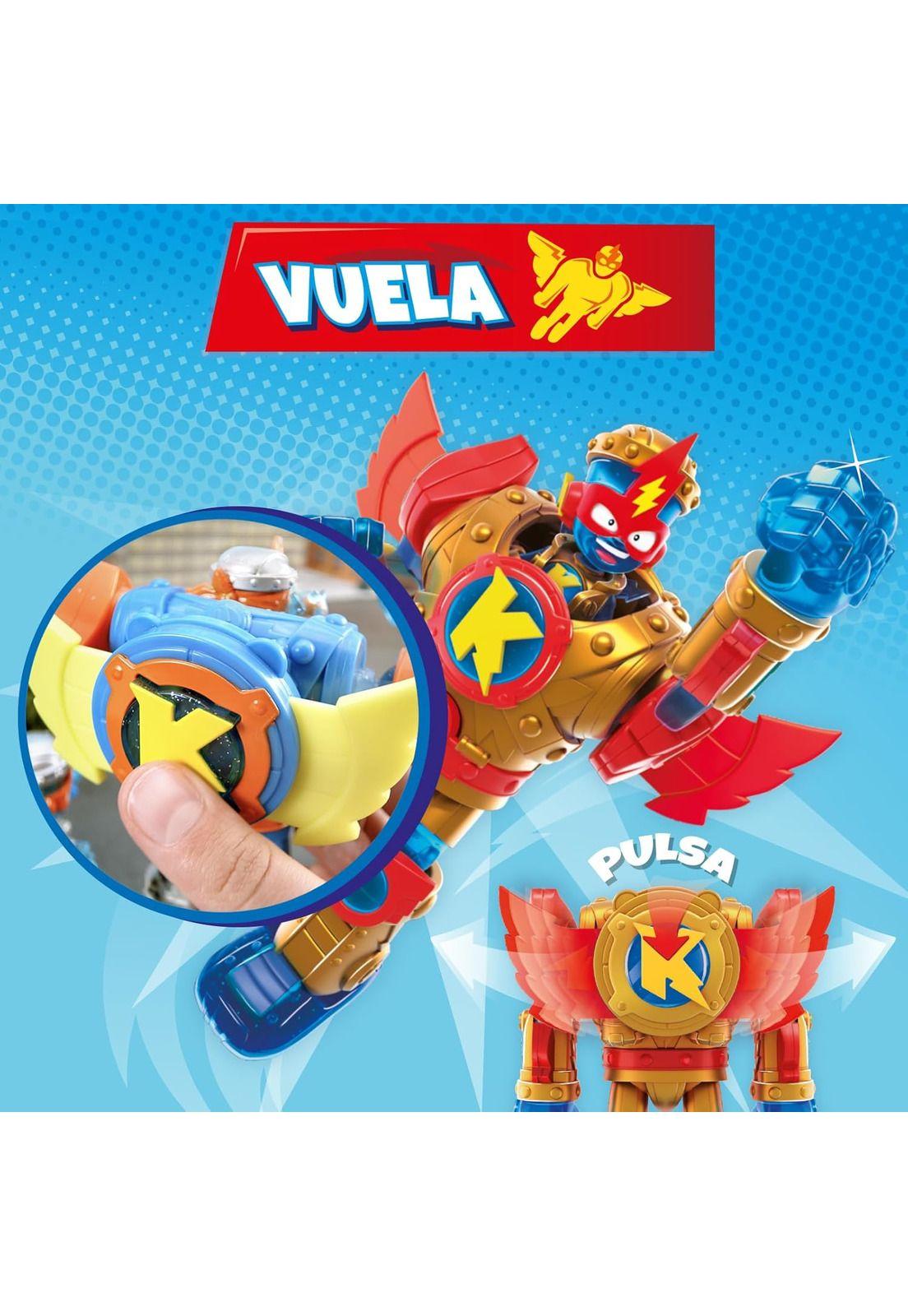 Superzings Superbot Golden Armor Kazoom Kid Robot Articulado-5