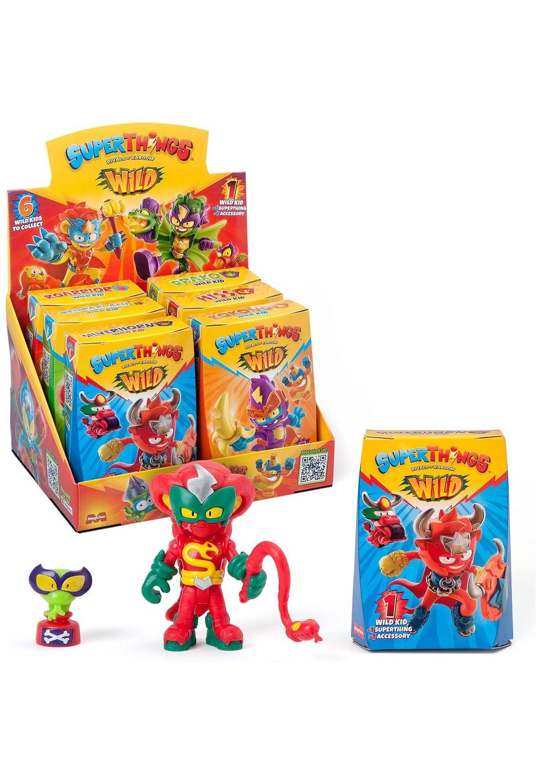 Superzings Pack 6 Wild Kids Poderes Animales+ 6 Superthings Lucky