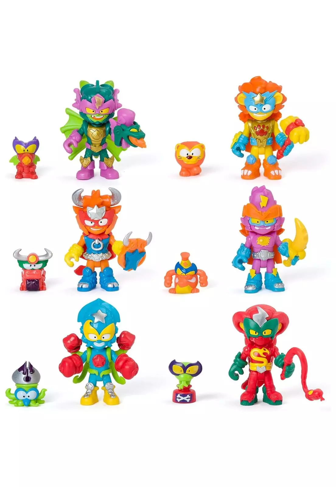 Superzings Pack 6 Wild Kids Poderes Animales+ 6 Superthings Lucky