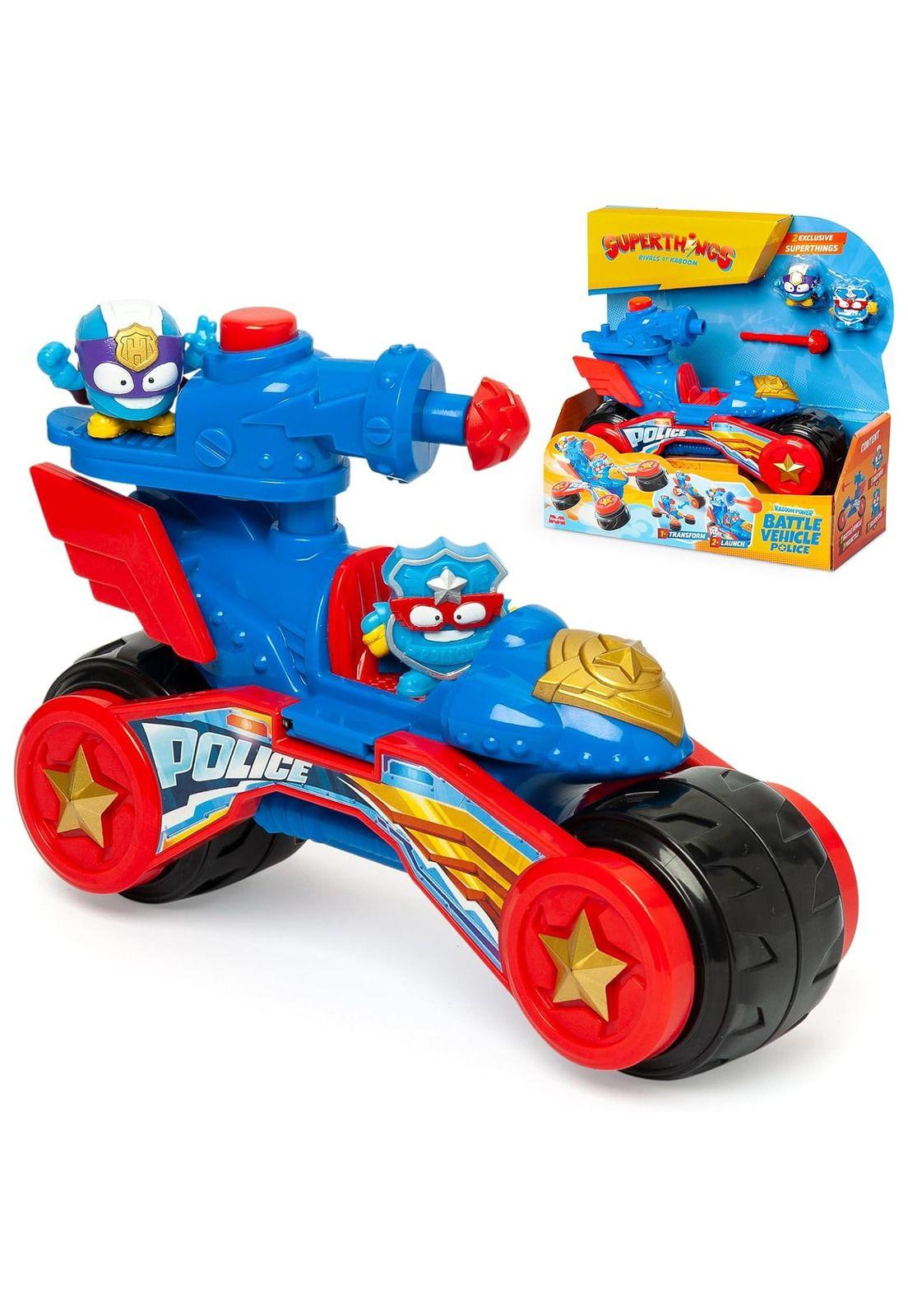 Superzings Vehiculo De Combate Policia Kazoom Power-0