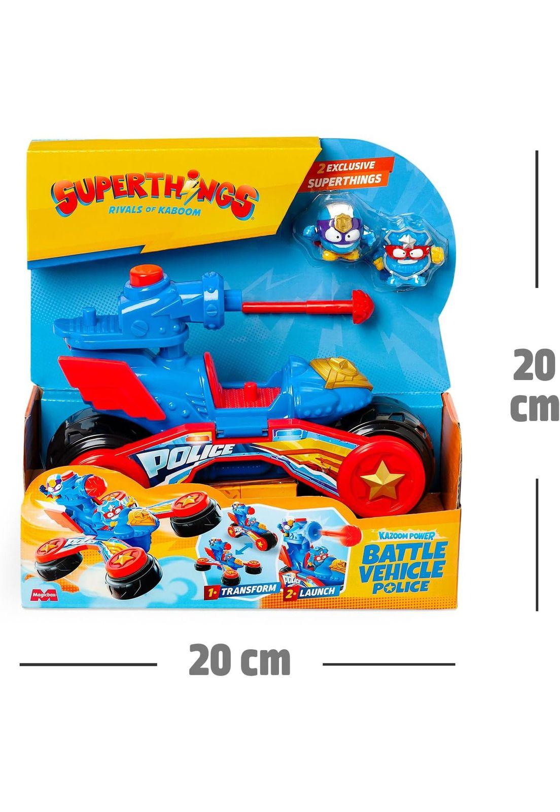 Superzings Vehiculo De Combate Policia Kazoom Power-1