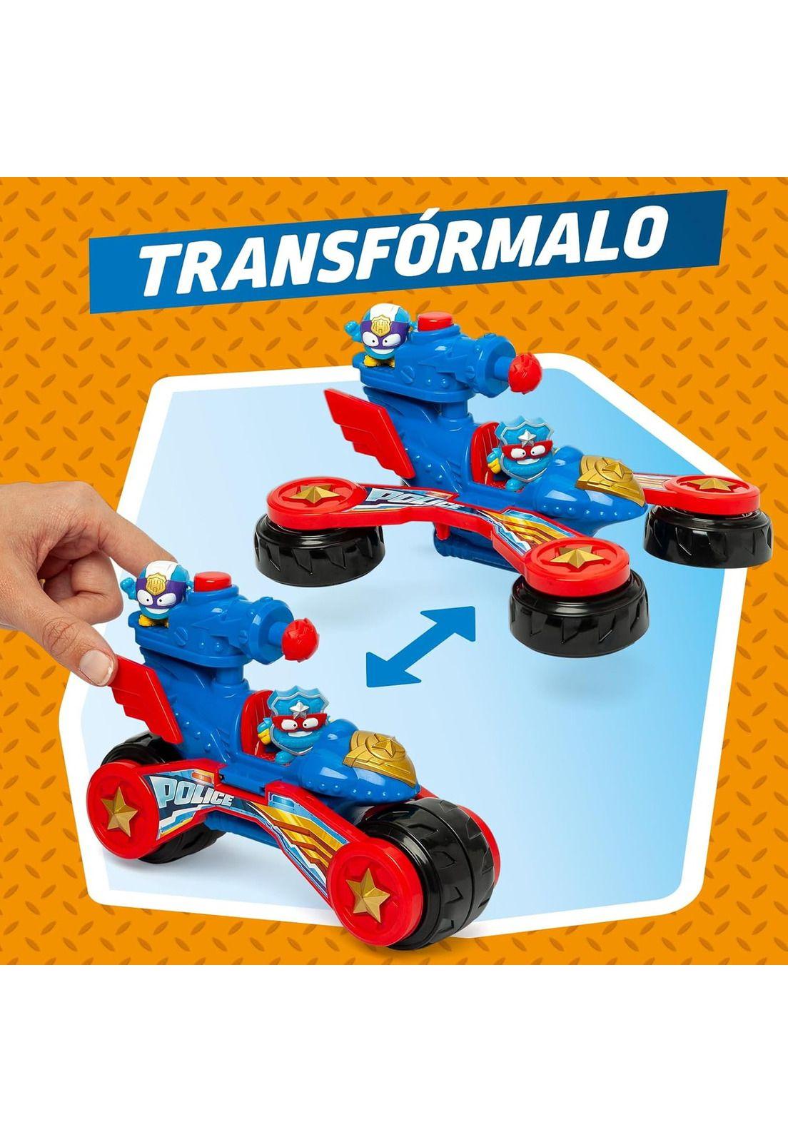 Superzings Vehiculo De Combate Policia Kazoom Power-6