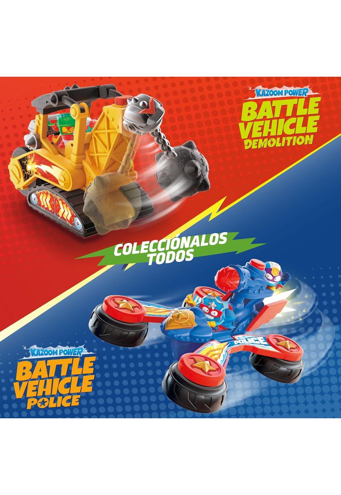 Superzings Vehiculo De Combate Policia Kazoom Power-8