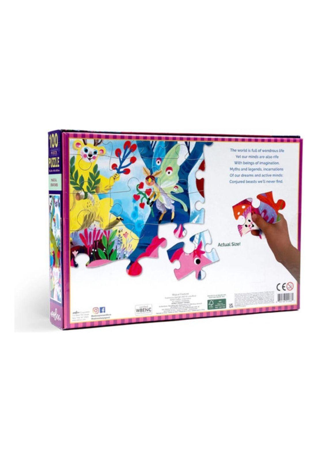 Eeboo Puzzle 100 Piezas Criaturas Magicas-2