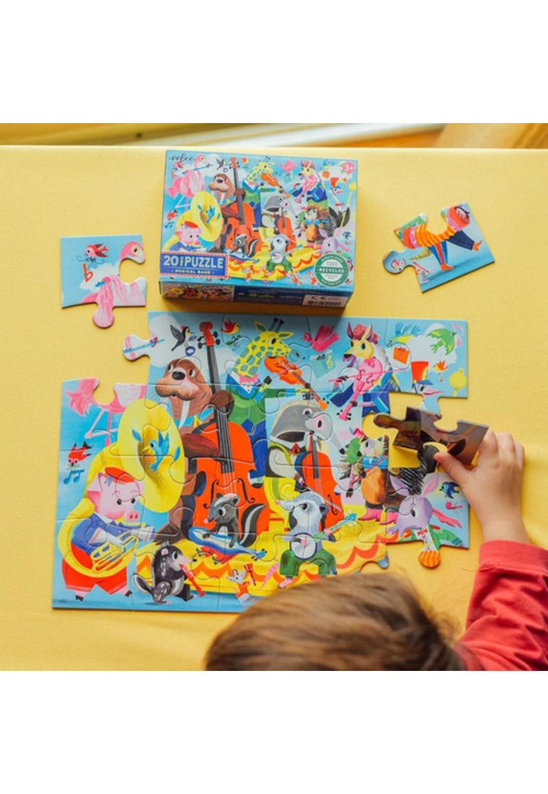 Eeboo Puzzle 20 Piezas Banda Musical-2