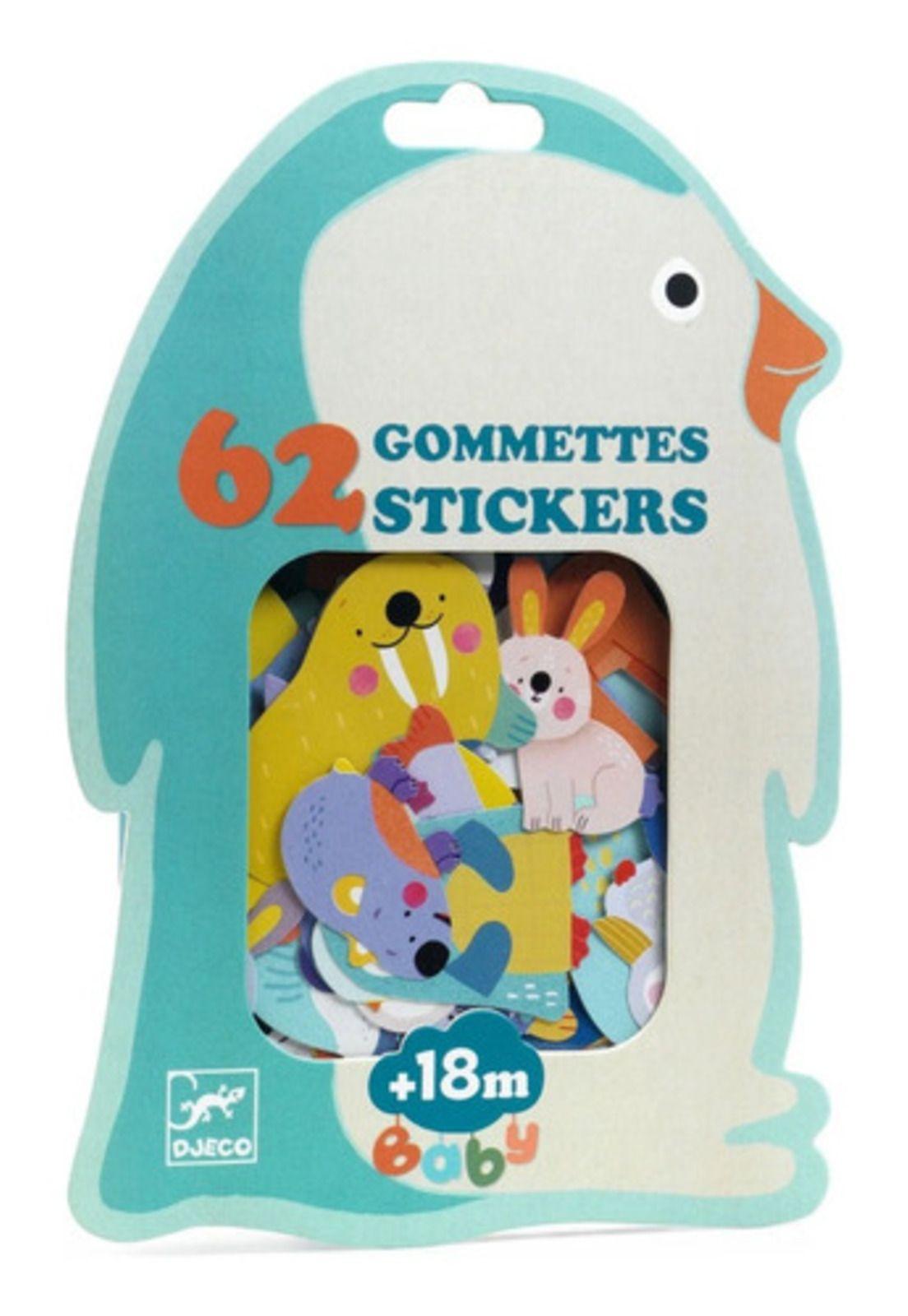 Djeco Stickers Animales Del Campo De Hielo-0
