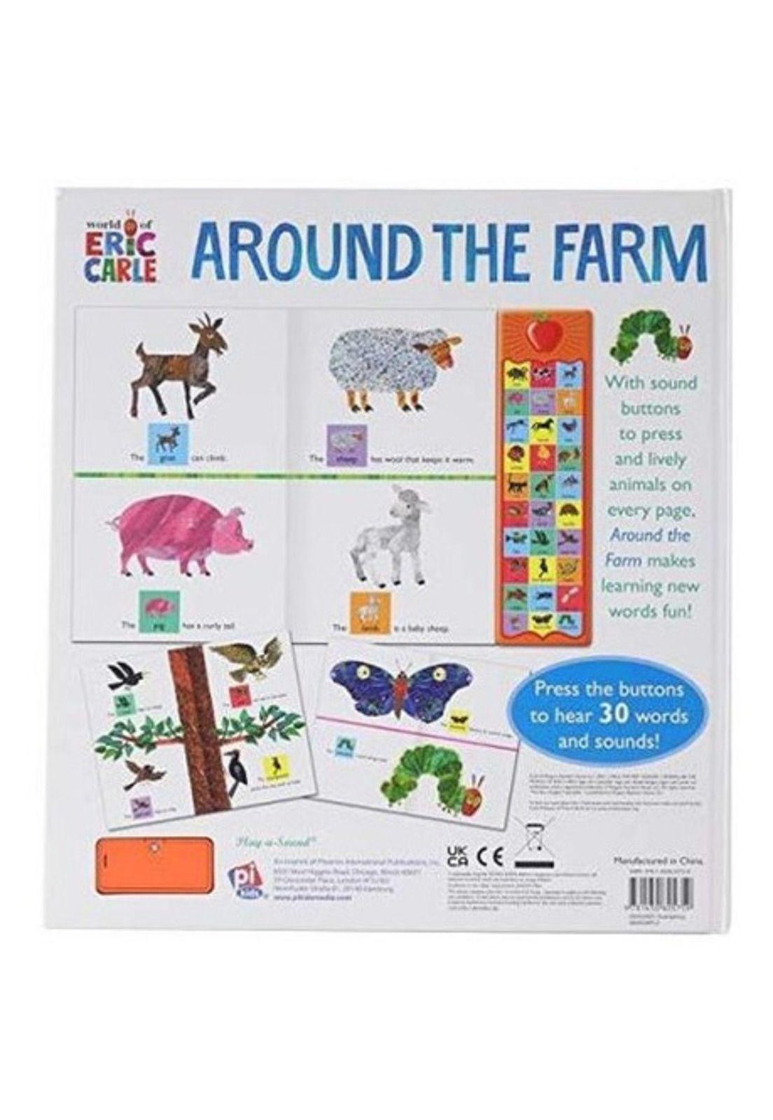 Libro Inglés Eric Carle Around the Farm Sonidos Hardcover-1