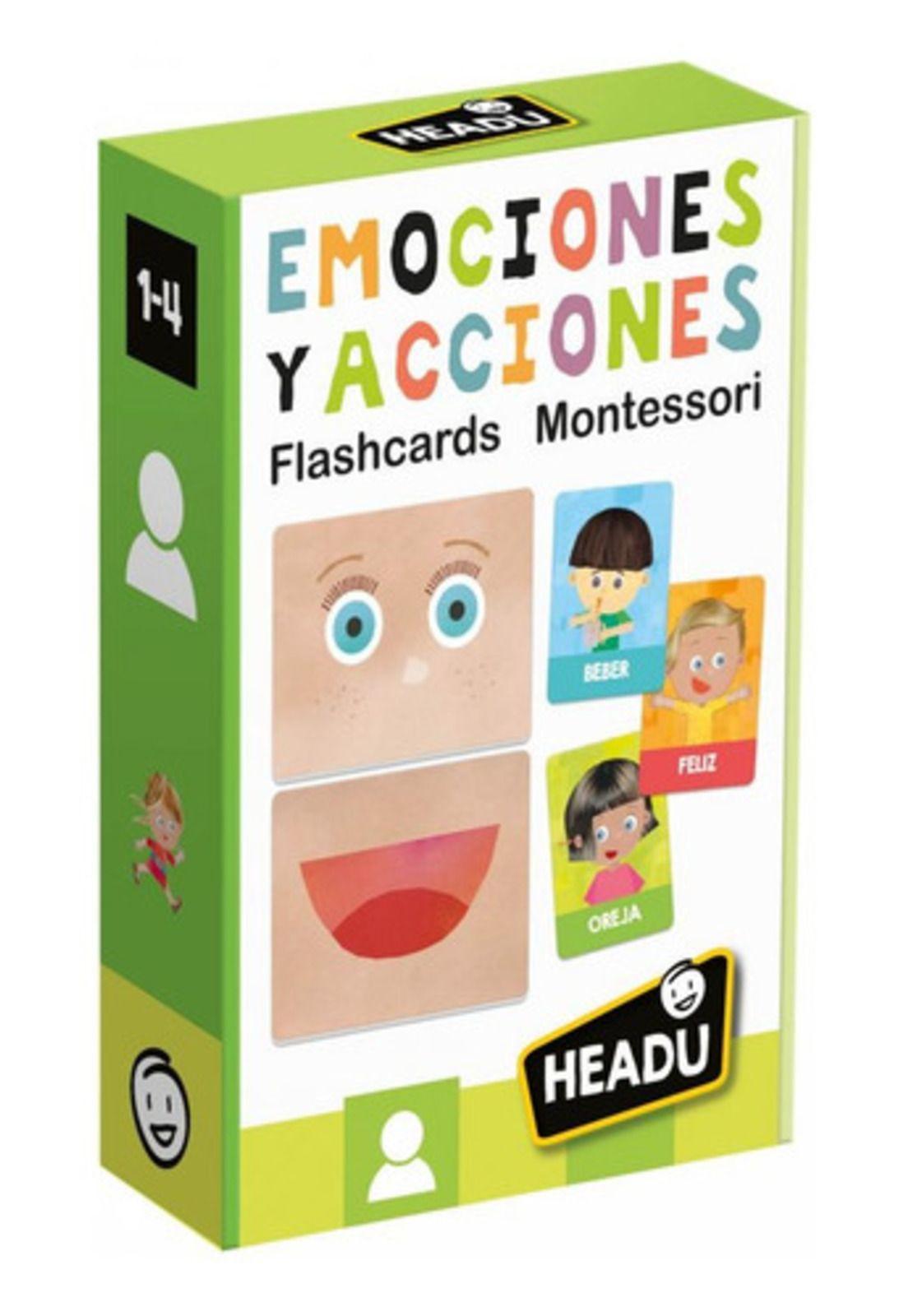 Headu Flashcards Emociones Y Acciones, Inglés-0