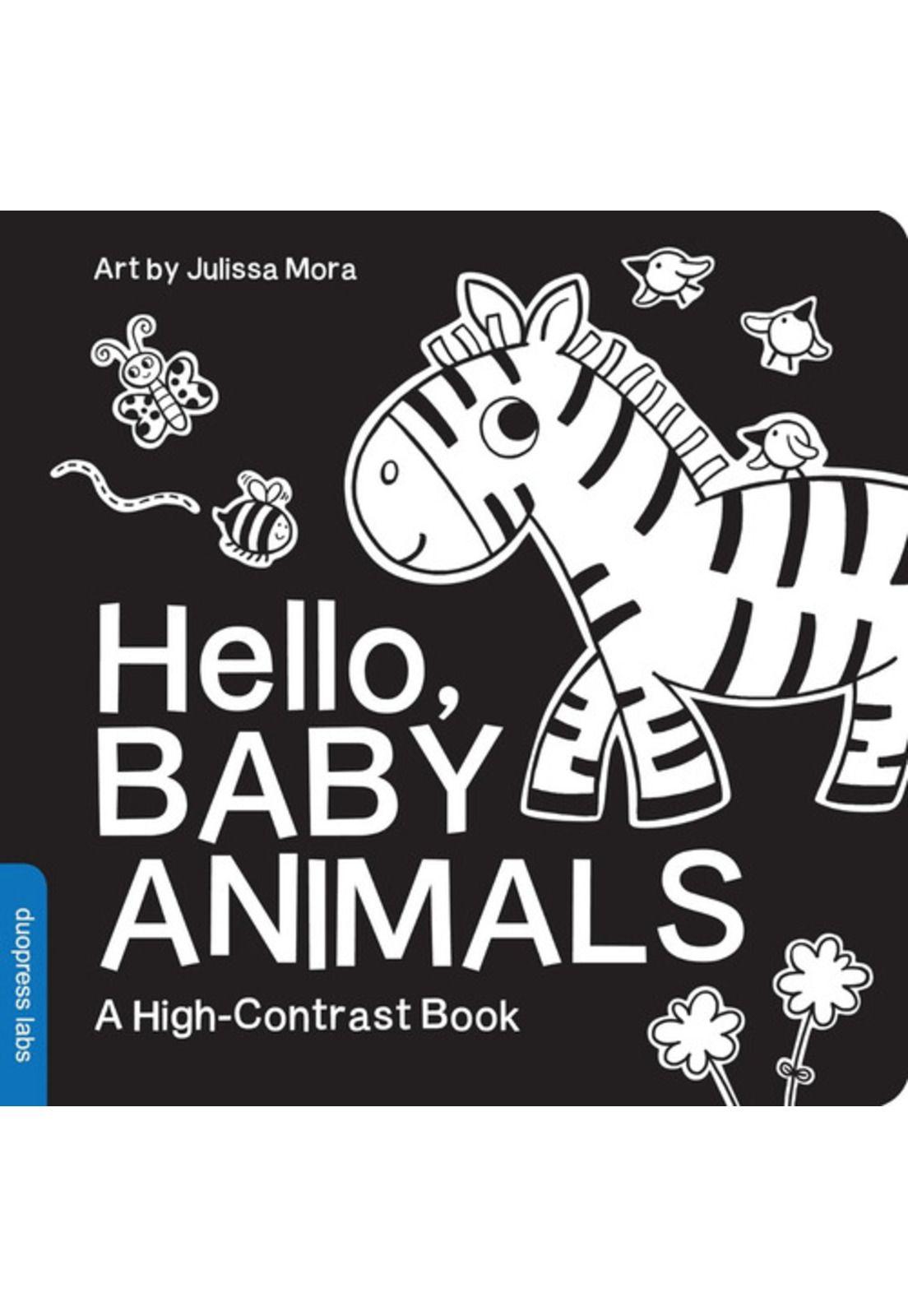 Hello, Baby Animals, Board Book, Inglés-1
