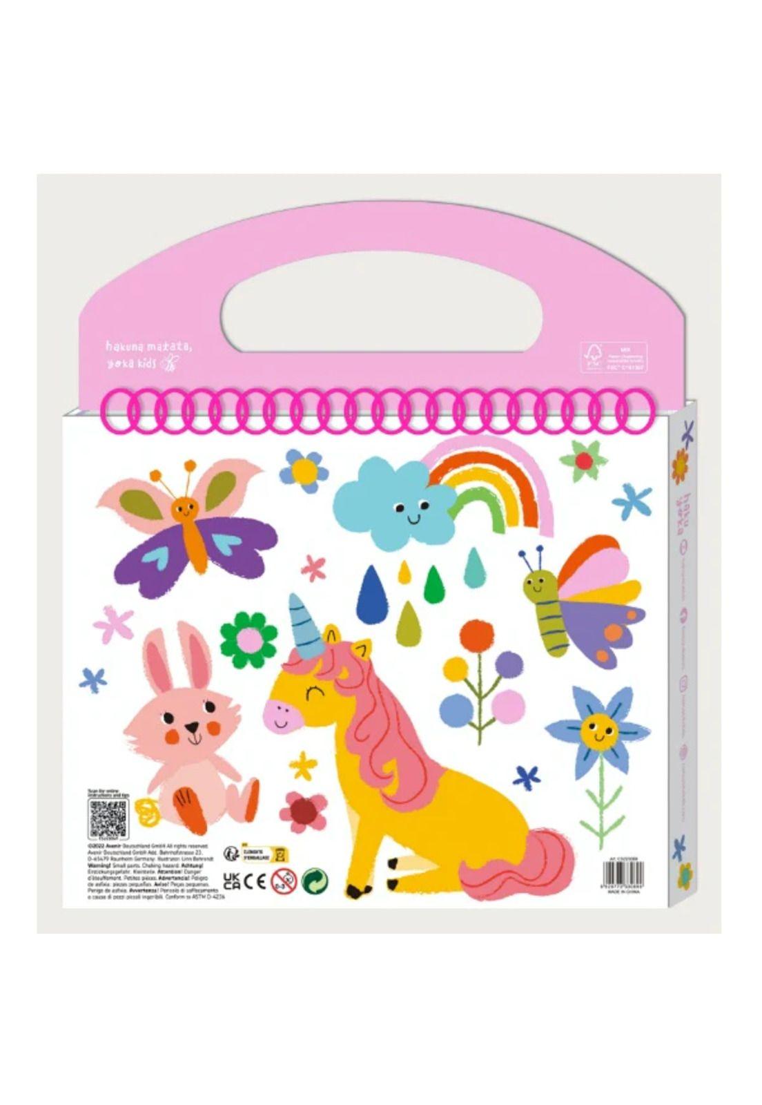 Libro para Colorear con Crayones Unicornios Avenir-2