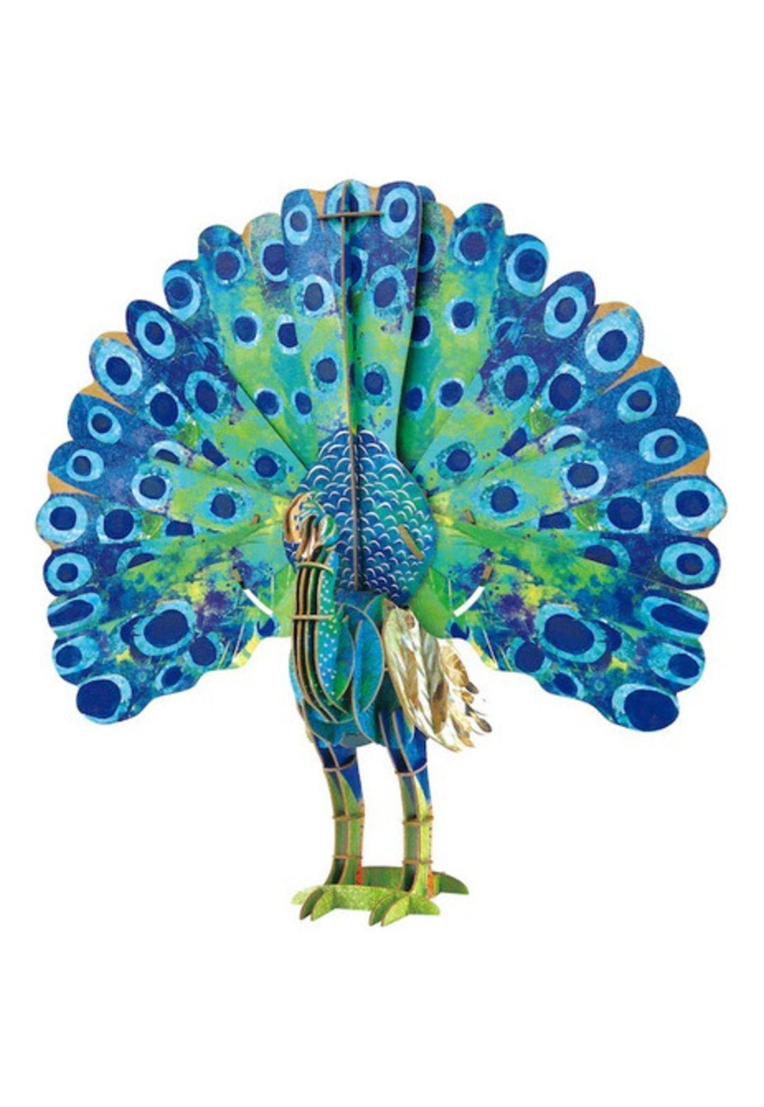 Puzzle Eco 3D Pavo Real Mieredu-2