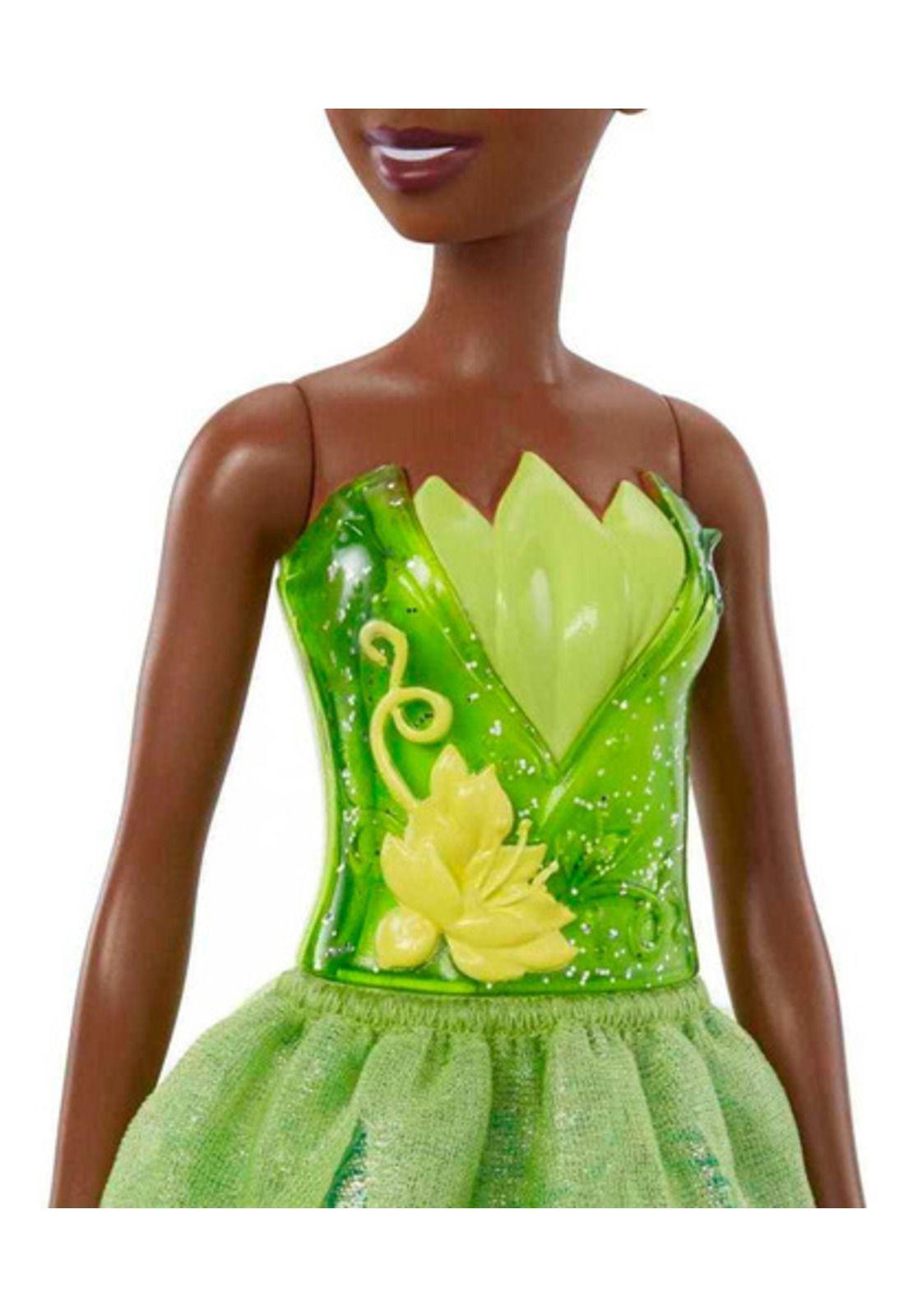 Disney Princesa Tiana Falda Con Brillos Muñeca-3