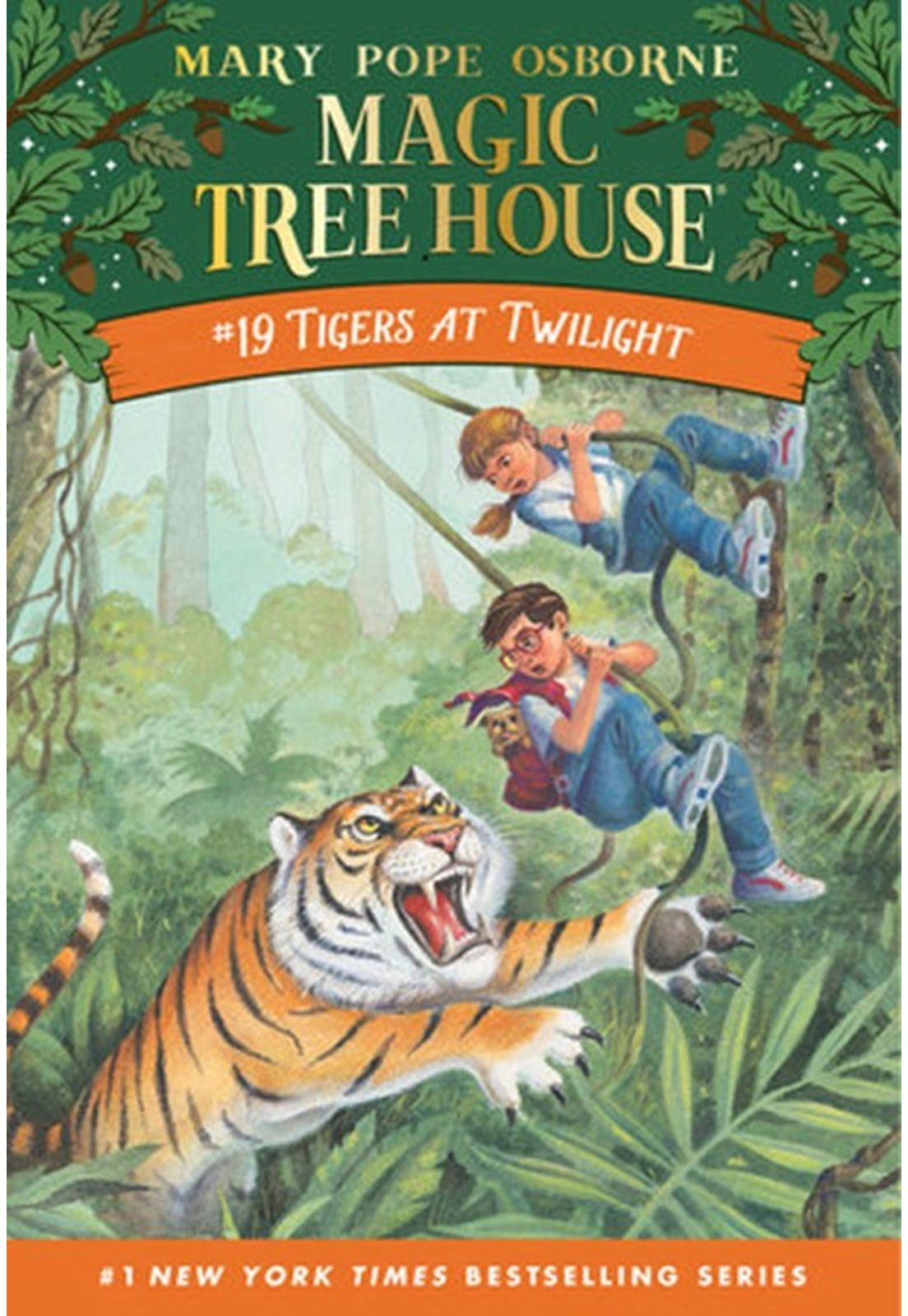 Libro Inglés Magic Tree House Tigers at Twilight Paperback-0