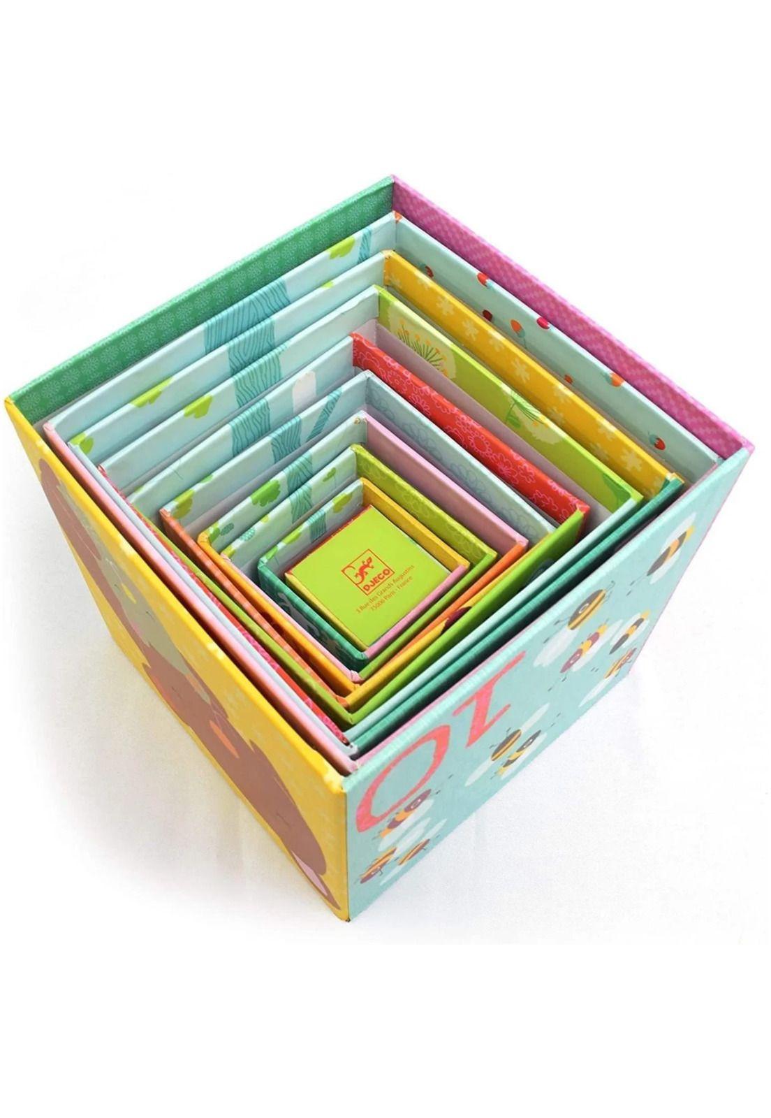 Cubos Apilables Bosque Bebés Djeco-2
