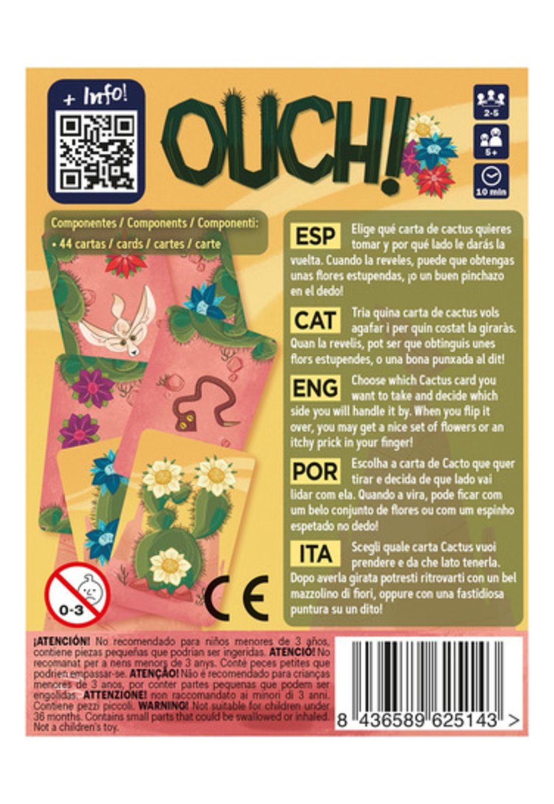 Juego Mesa Ouch Cactus Cartas Devir-3