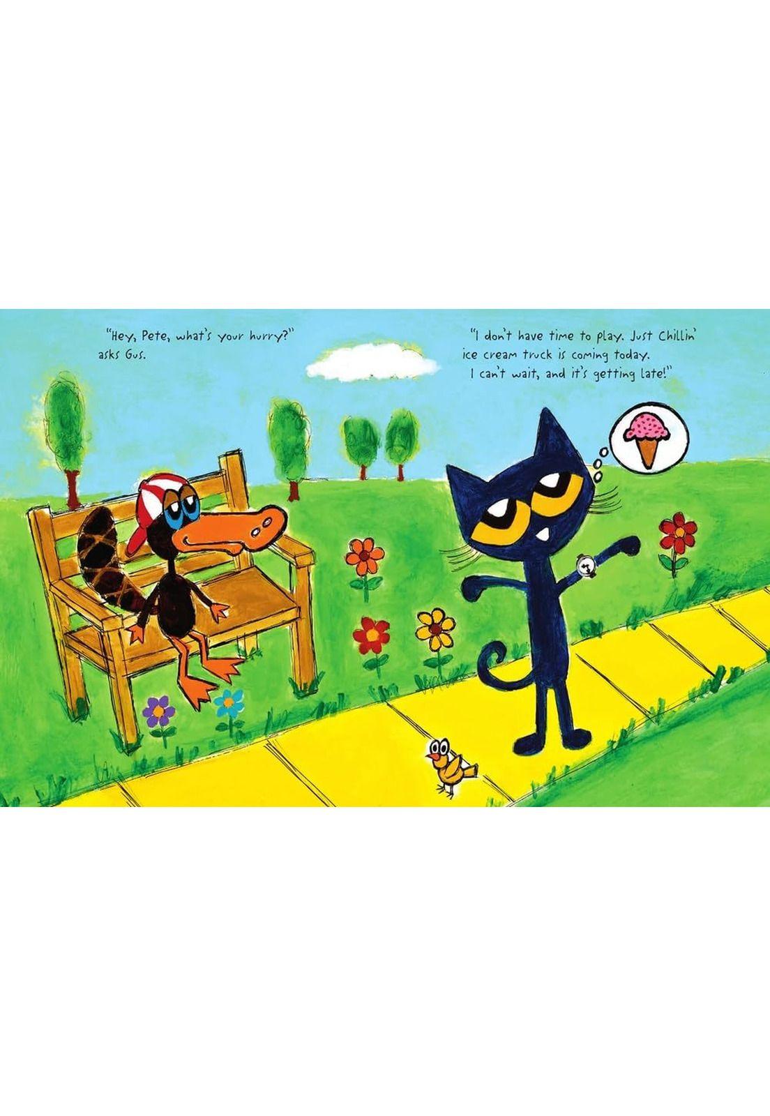 Libro Inglés Pete the Cat Screams Ice Cream Hardcover-4