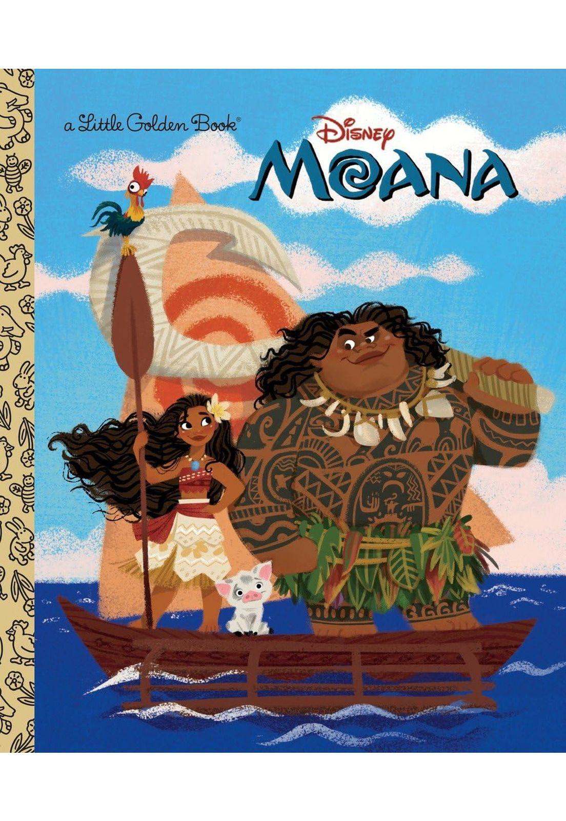 Libro Inglés Disney Moana Golden Book Hardcover-0