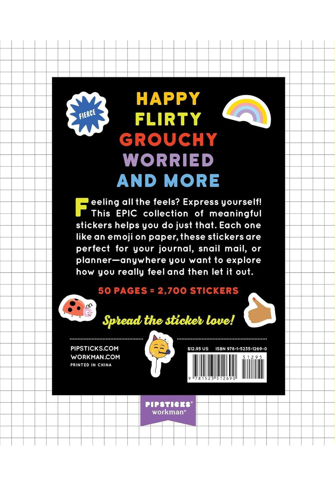 Libro Con Stickers Tantas Emociones en Inglés-5