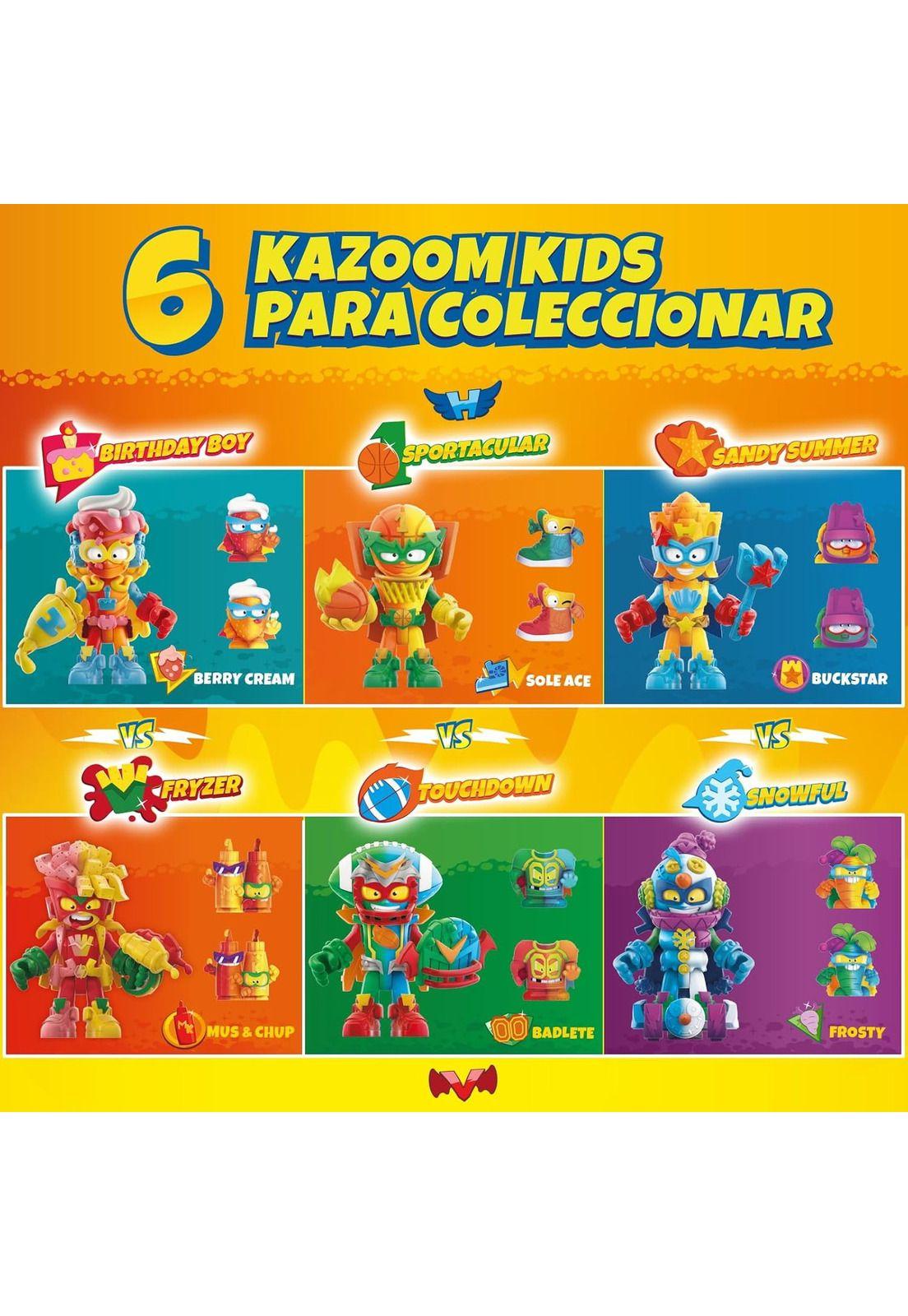 Superzings 6 Kazoom Kids + 6 Superthings Mutant Battle Lucky