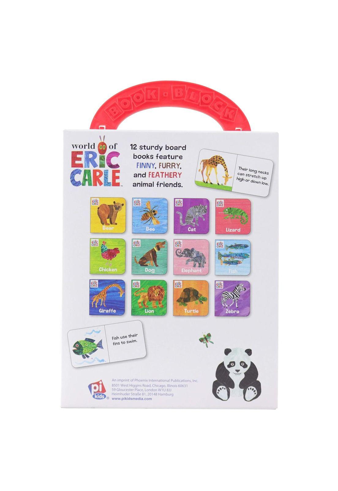 Libro Inglés Eric Carle 12 Libros de Animales Hardcover-5