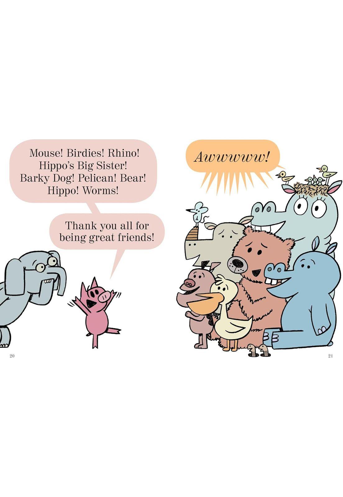 Libro Inglés Elephant & Piggie The Thank You Book Hardcover-2