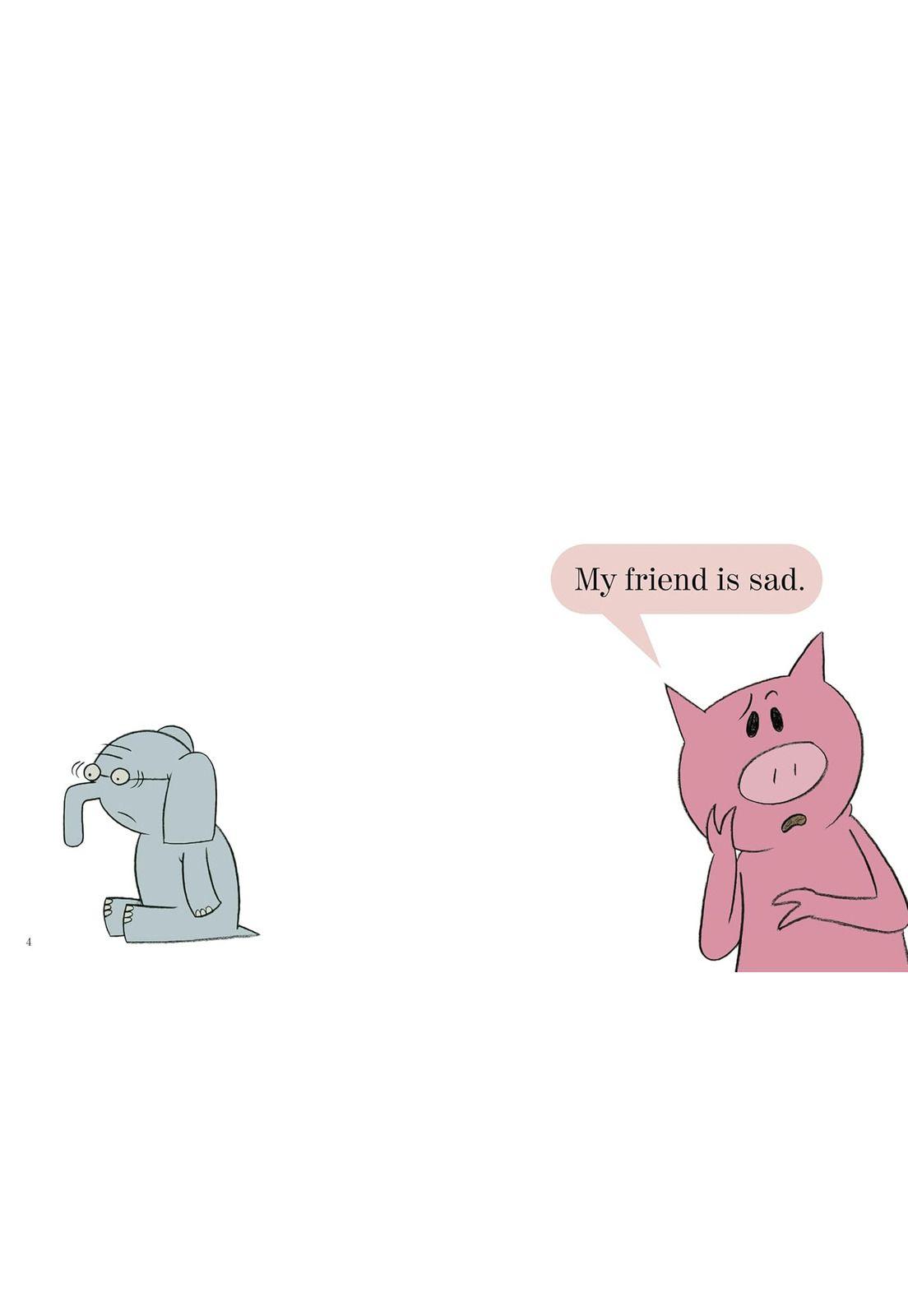 Libro Inglés Elephant & Piggie My Friend Is Sad Hardcover-3