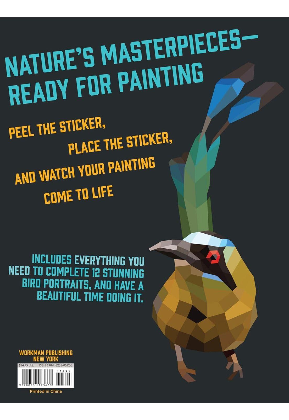 Paint by Stickers / Pinta Con Stickers: Aves Workman-8