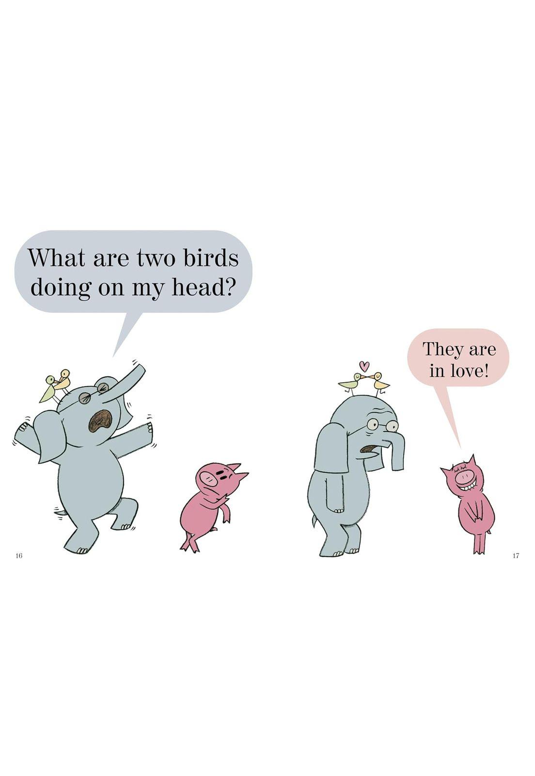 Libro Inglés Elephant & Piggie Bird on Head Hardcover-2