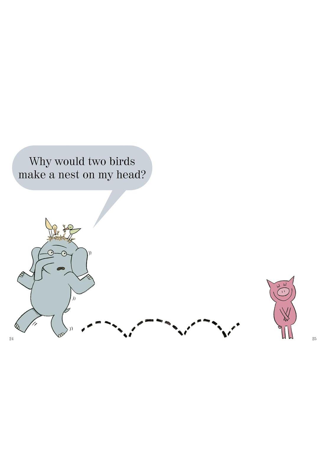 Libro Inglés Elephant & Piggie Bird on Head Hardcover-3