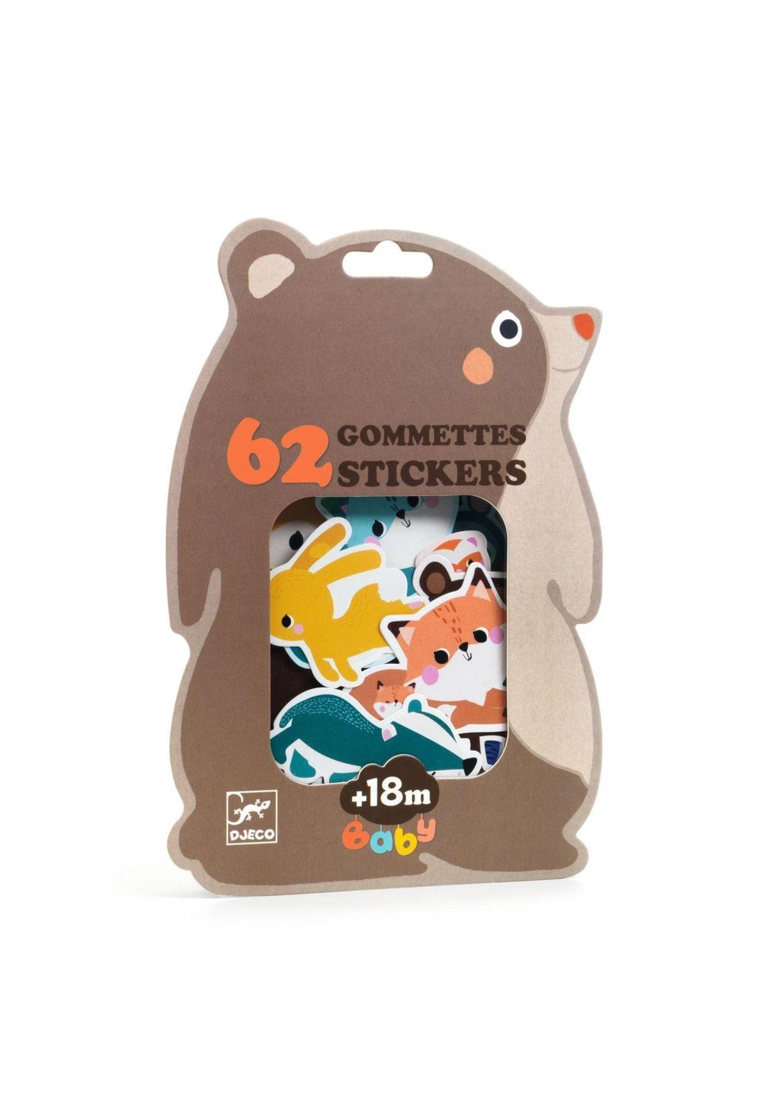 Stickers Animales del Bosque Djeco-0