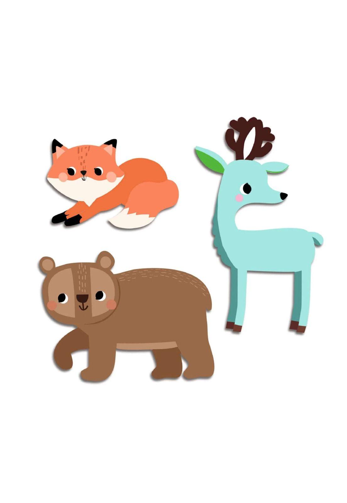 Stickers Animales del Bosque Djeco-1