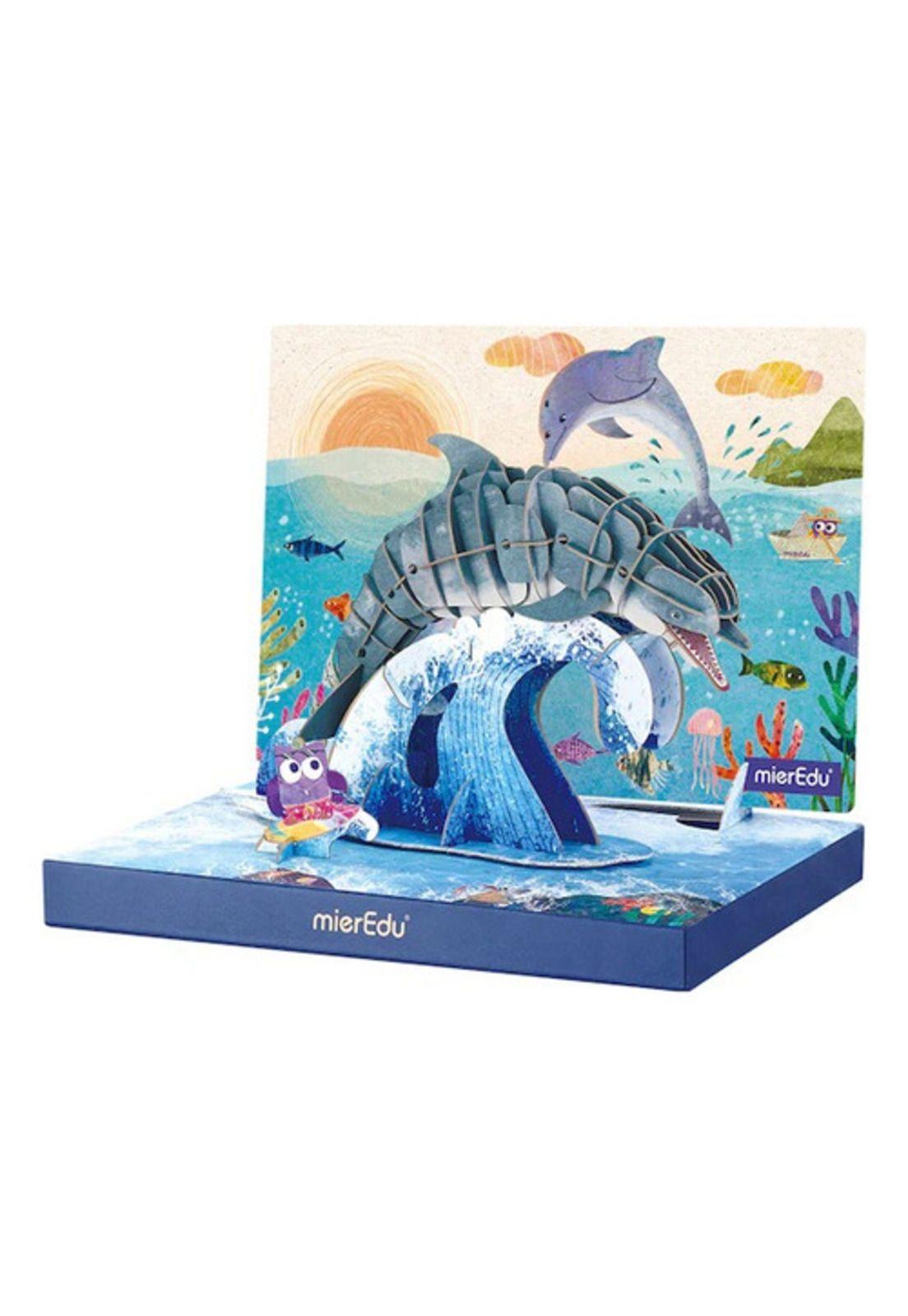 Puzzle Eco 3D Delfín Mieredu-0