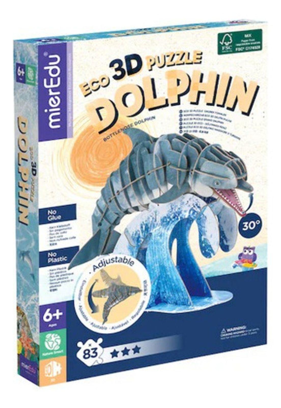 Puzzle Eco 3D Delfín Mieredu-1