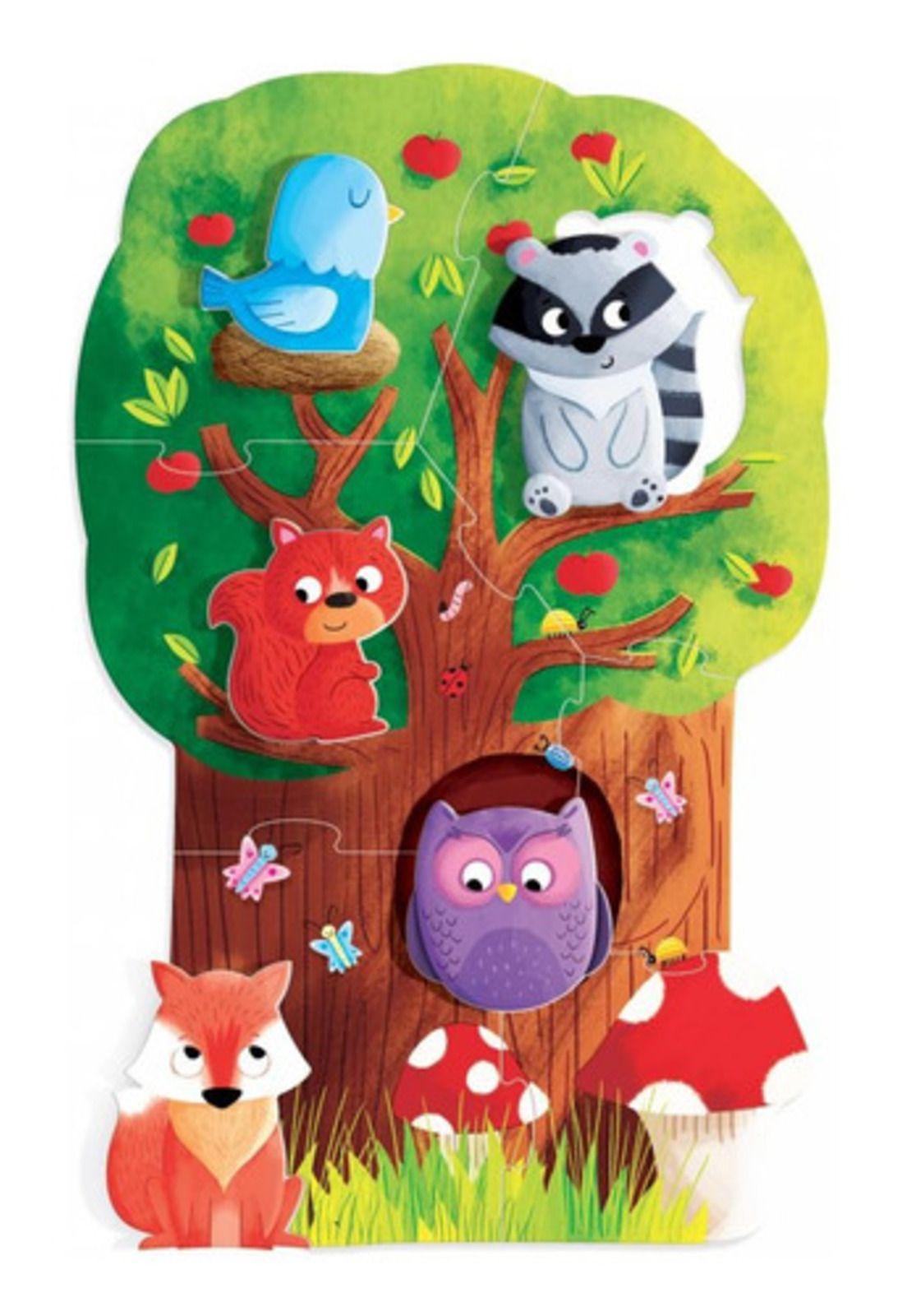 Headu Puzzle Montessori, Mi Primer Puzzle El Bosque-2