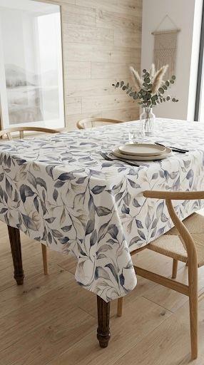 Mantel Hojas de Invierno Antiderrame 150x250 Tischdecke-2
