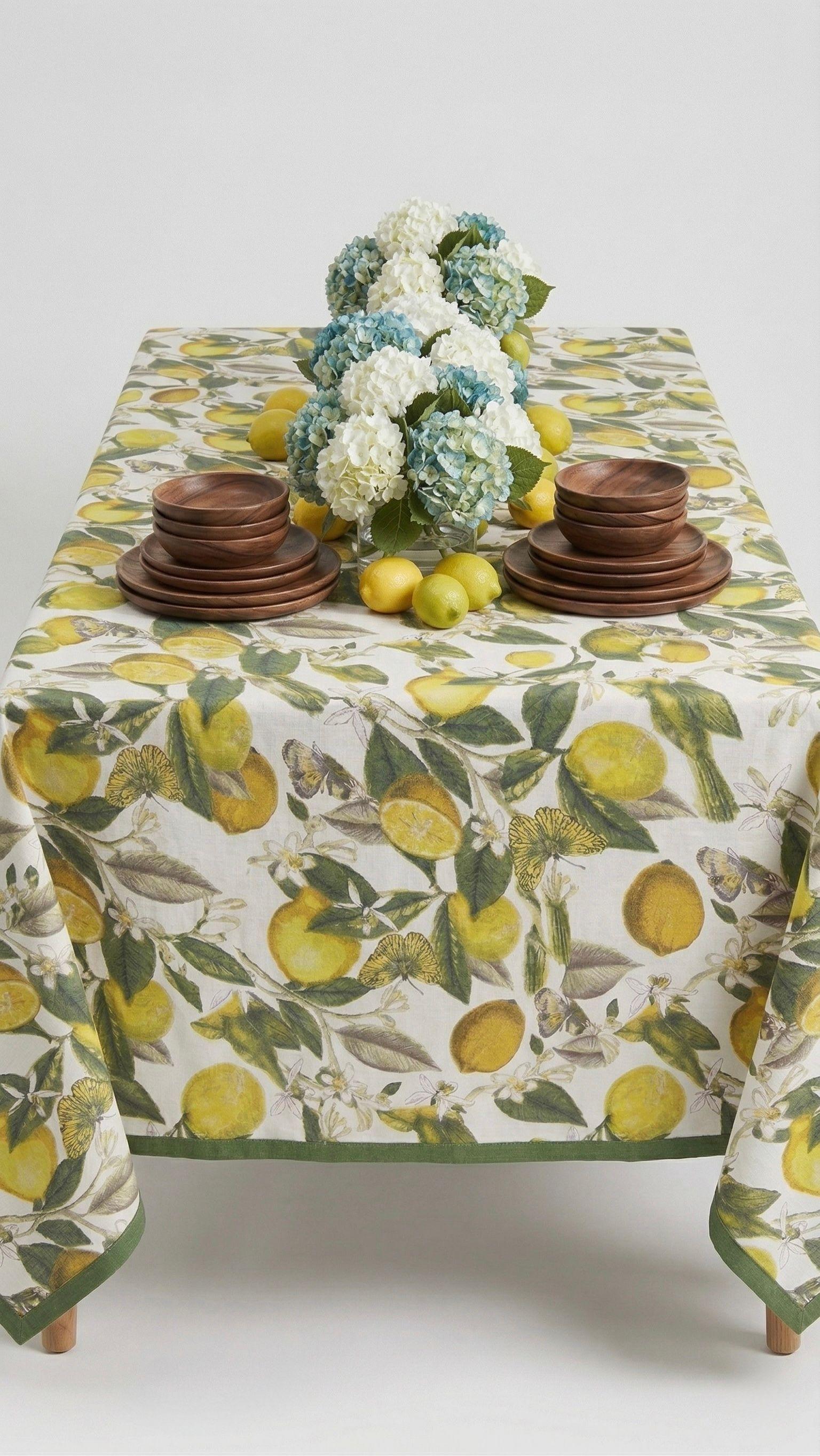 Mantel Limones Antiderrame 180x270 Tischdecke-2