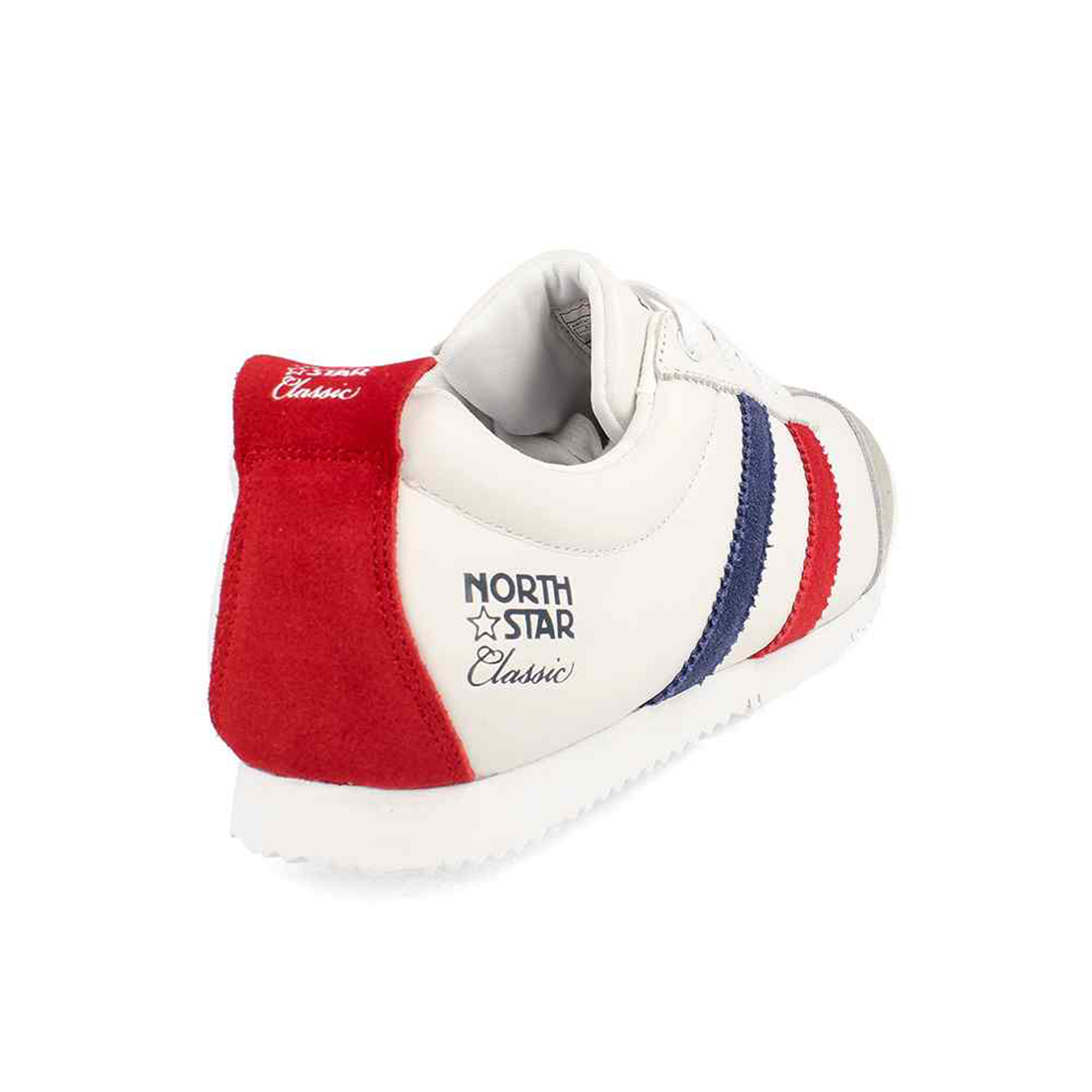 Zapatilla North Star Classic Retro Premium Cuero Tricolor-2