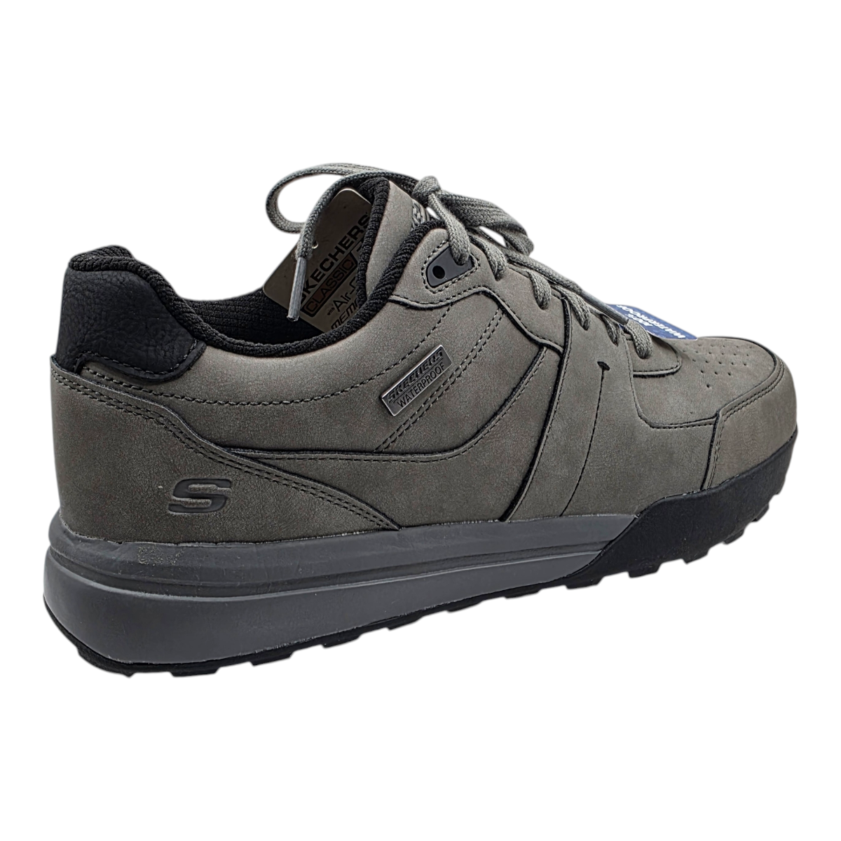 Zapatilla Skechers Waterproof Gris Hombre-4