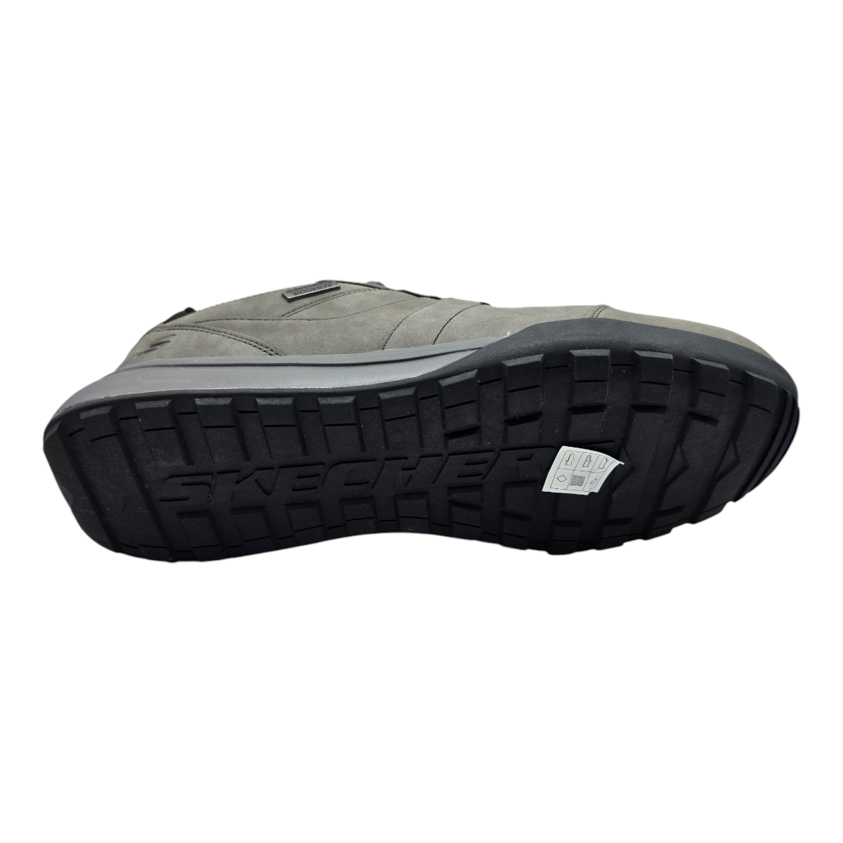 Zapatilla Skechers Waterproof Gris Hombre-5