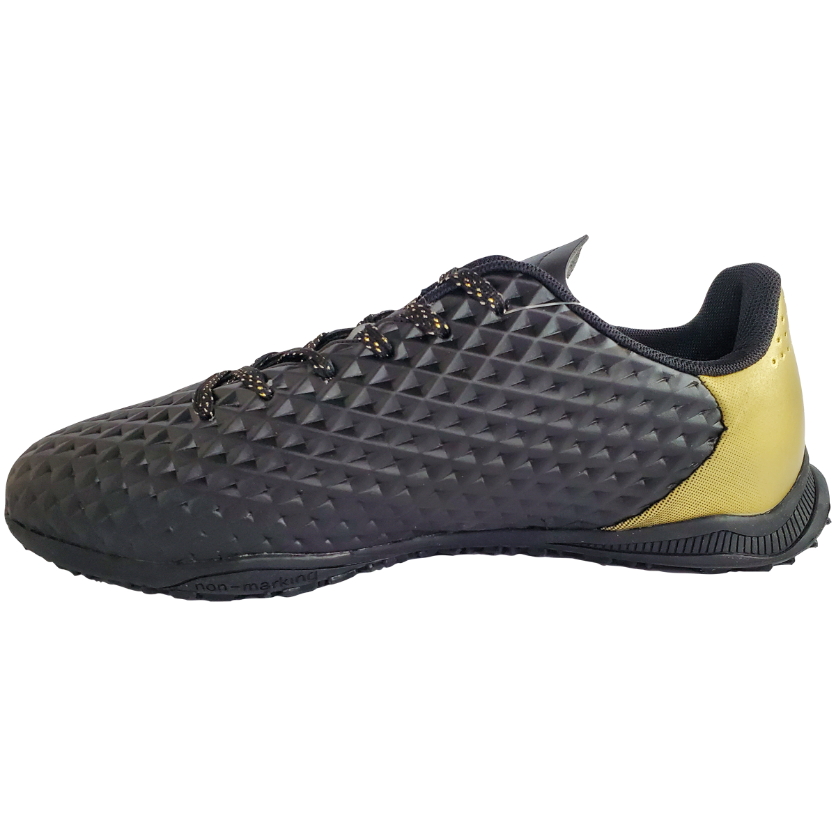 Zapatilla De Fútbol Norwest Negro y Dorado Capitano TF-2