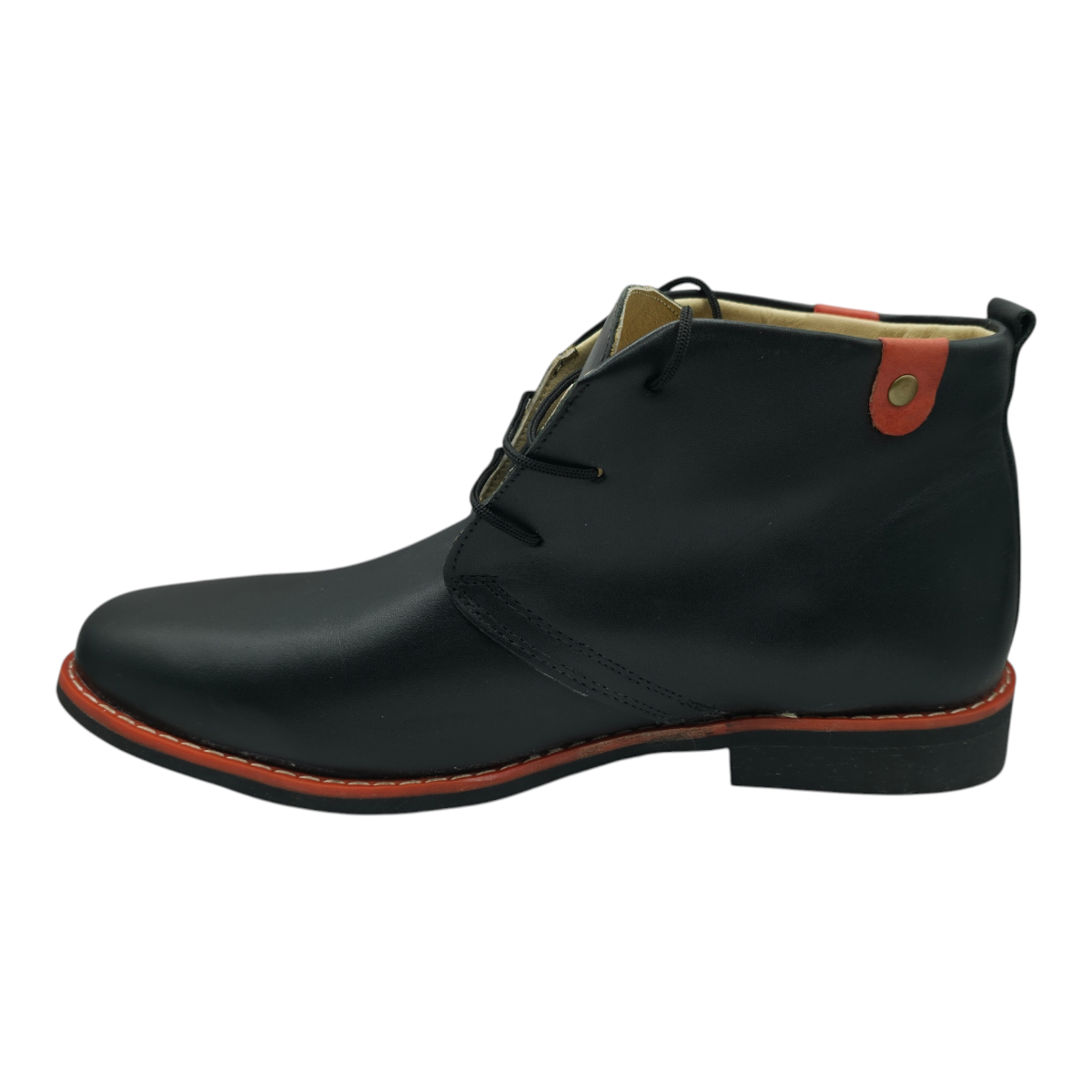 Botin Hombre Dpiero Cuero Chapulino Negro-2