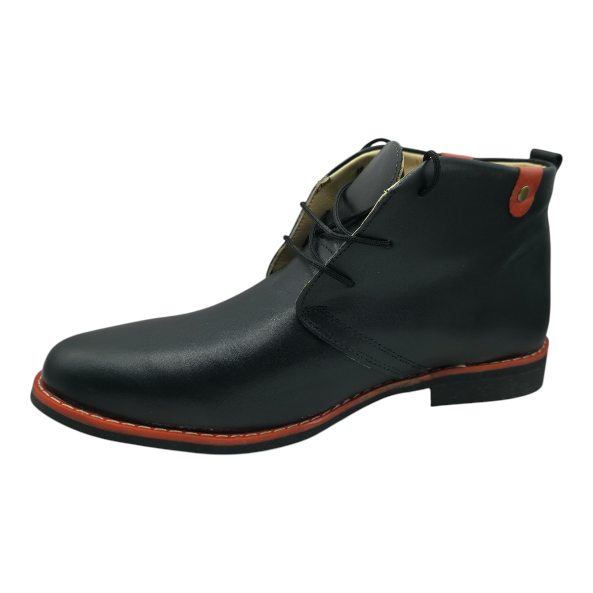 Botin Hombre Dpiero Cuero Chapulino Negro-4