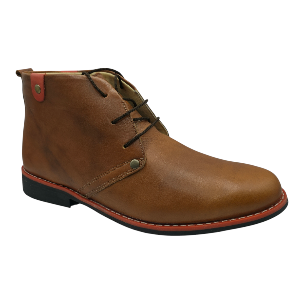 Botin Hombre Dpiero Cuero Chapulino Cafe-4