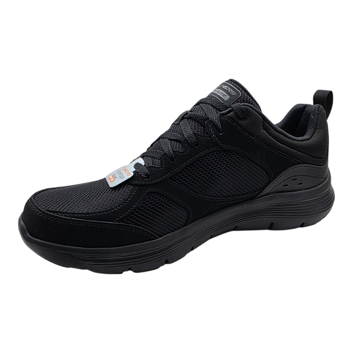 Zapatilla Skechers Negro Malla Hombre-3