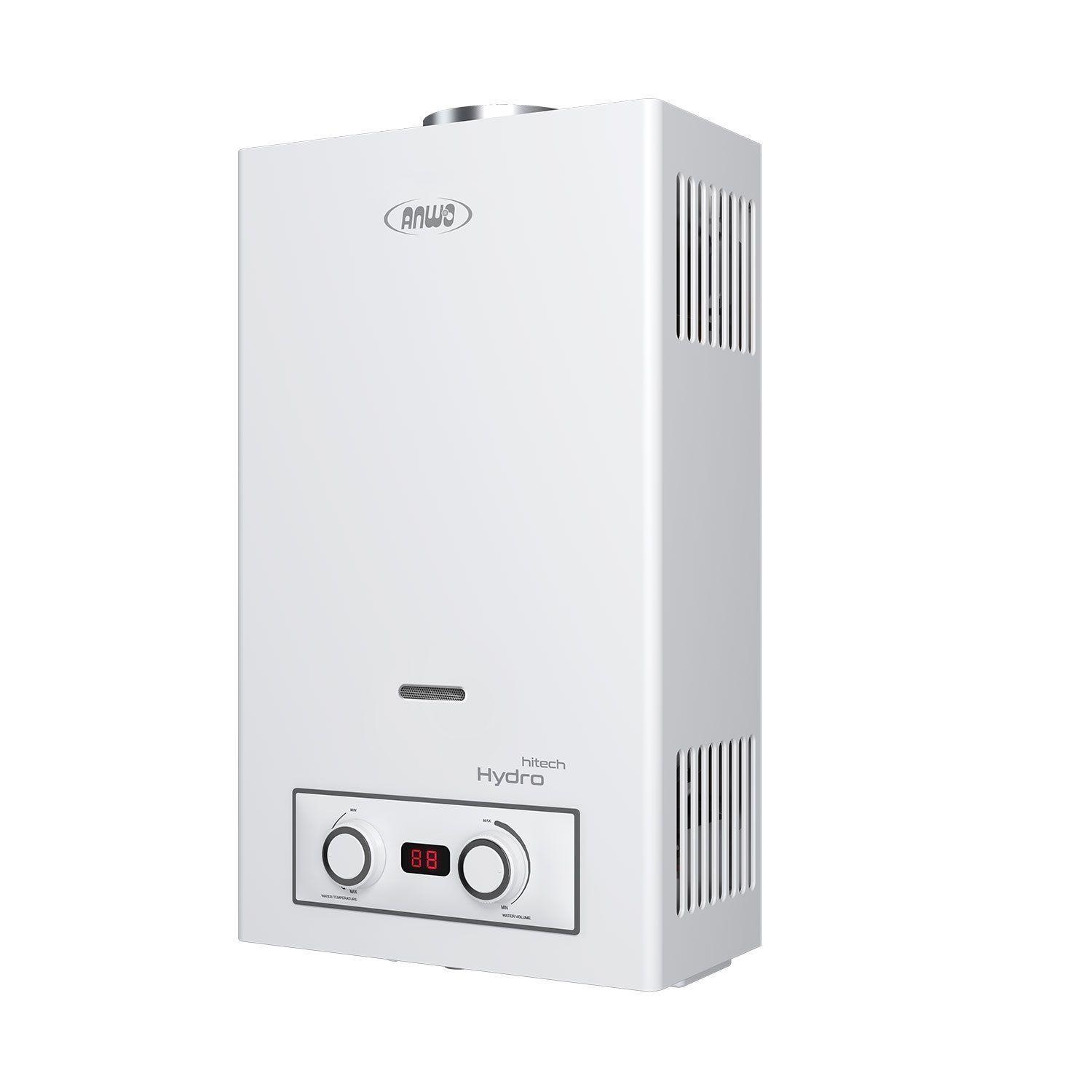 Calefón Anwo 8 Litros Gas Licuado Tiro Natural Hitech Hydro 16 VAN8LTS-TN LPG-2
