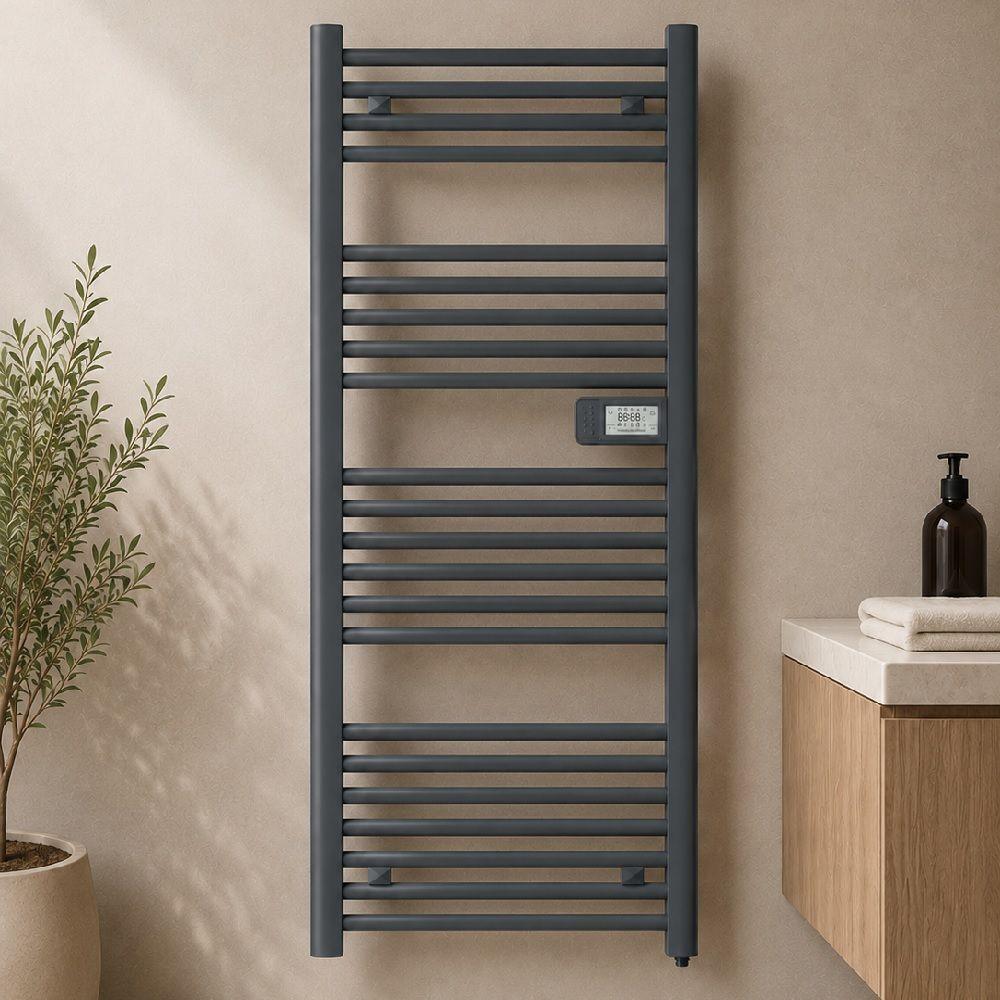 Secador de Toallas El ctrico Tubular Gris de 750W Con Wifi Anwo-3